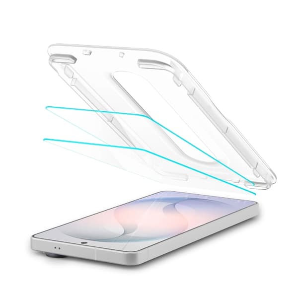 Spigen [2-Pack] Skärmskydd Härdat Glas För Galaxy S26 - Clear Transparent