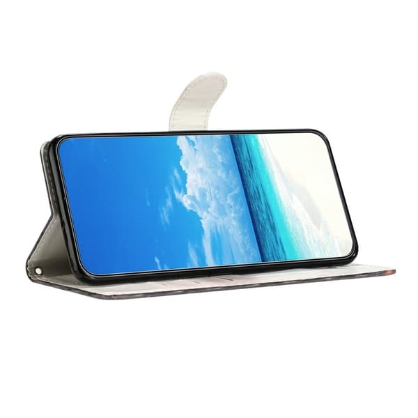 Samsung Galaxy S26 Edge Plånboksfodral Konstläder Mönster Ställ - Två Vargar