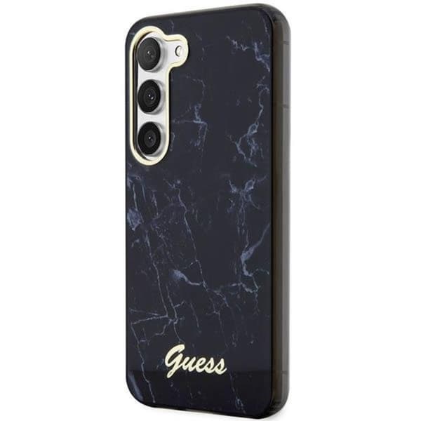 Guess Galaxy S23 Plus -puhelimen kuori Marble - Musta Black