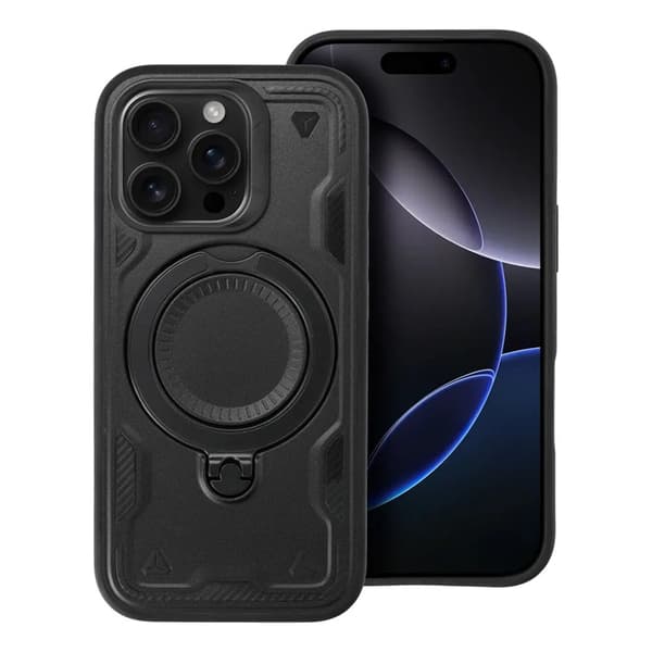 Telefontaske til iPhone 16 Plus Frost Armor - Sort Black