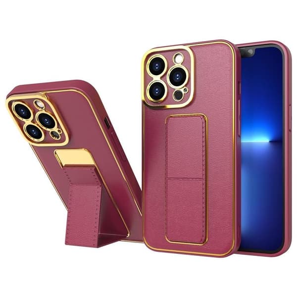 Galaxy A13 5G/A04s 4G Kuori Kickstand - Punainen Röd