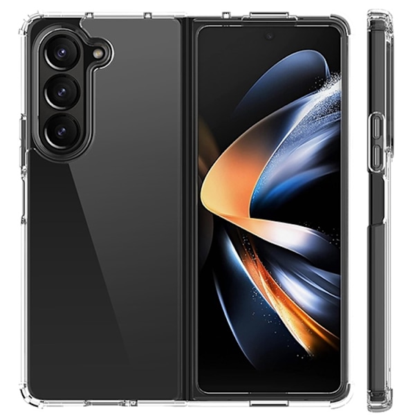 Galaxy Z Flold 5 Mobilskal Shockproof - Transparent