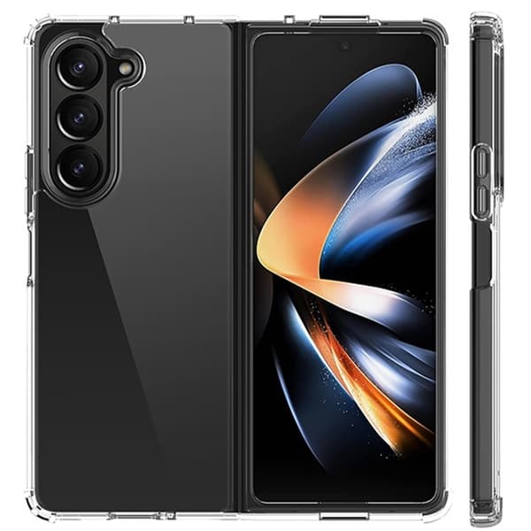Mobilskal till Galaxy Z Flold 5 Shockproof - Transparent Transparent