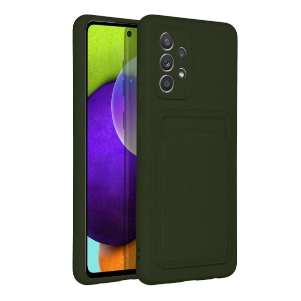 Galaxy A52s/A52 5G/A52 4G Cover Forcell Kortholder - Grøn