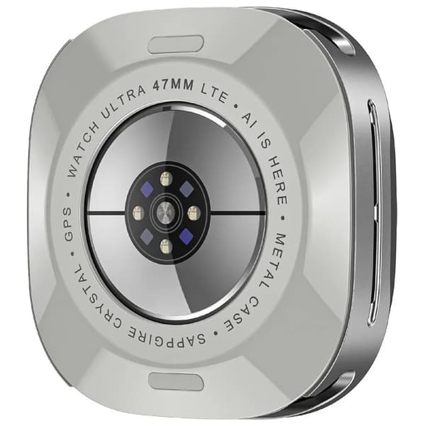 Mobilskal till Galaxy Watch Ultra (47mm) Bumper - Grå/Orange Grå