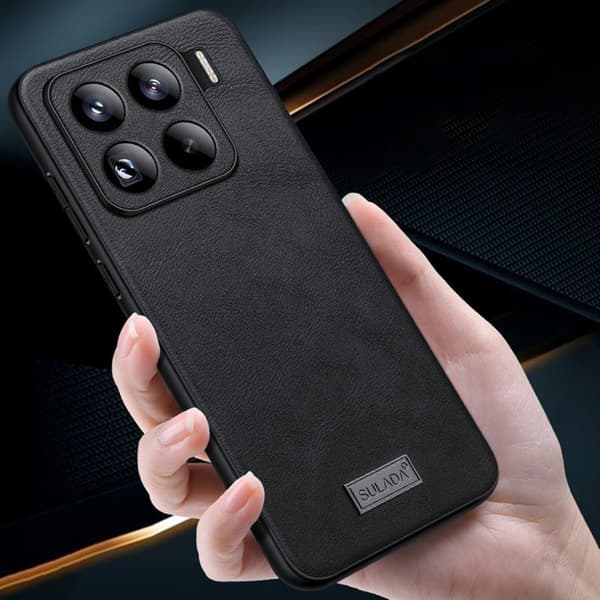 SULADA Mobilskal till Xiaomi 15 Pro PU Läder + TPU + PC Bak