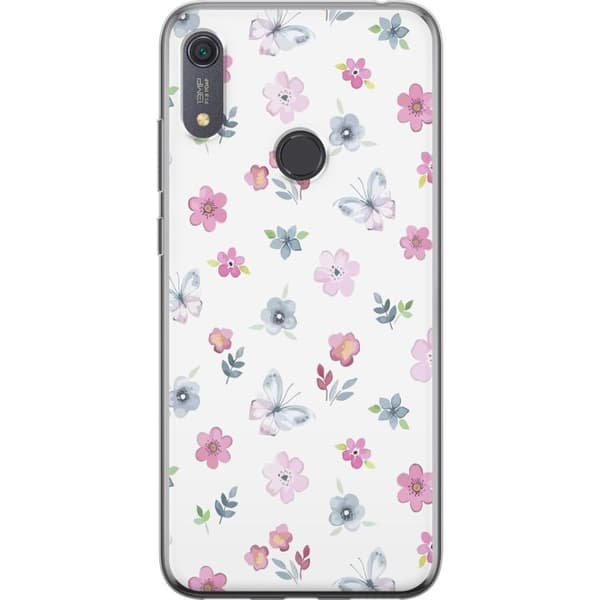 Mobilcover til Huawei Y6s (2019) med Blomster og sommerfugle
