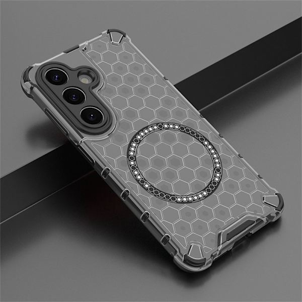 Mobilskal för Samsung Galaxy S26 Magnetiskt TPU + PC - Grå