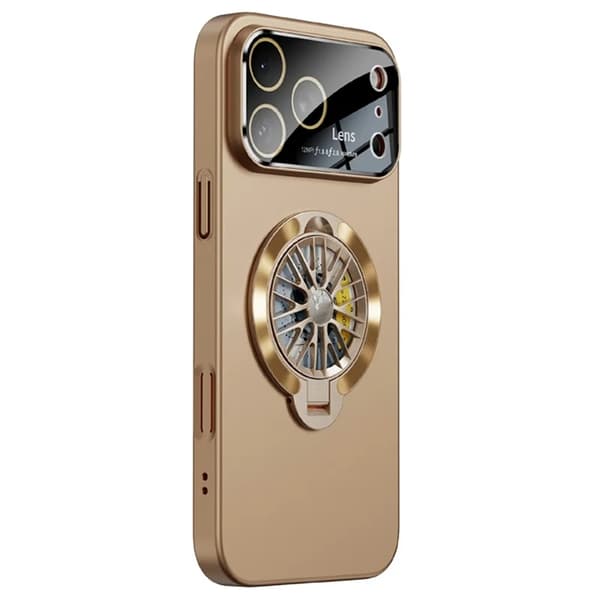 Mobilskal till iPhone 17 Pro Magsafe Hard PC - Guld Guld