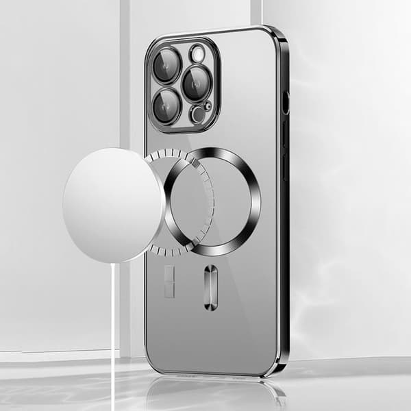 Vmax Mobilskal till iPhone 16 Pro MagSafe Electroplating TPU - Lila Lila