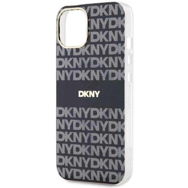 DKNY iPhone 15/14/13 Mobilskal Magsafe IML Mono & Stripe - Svart