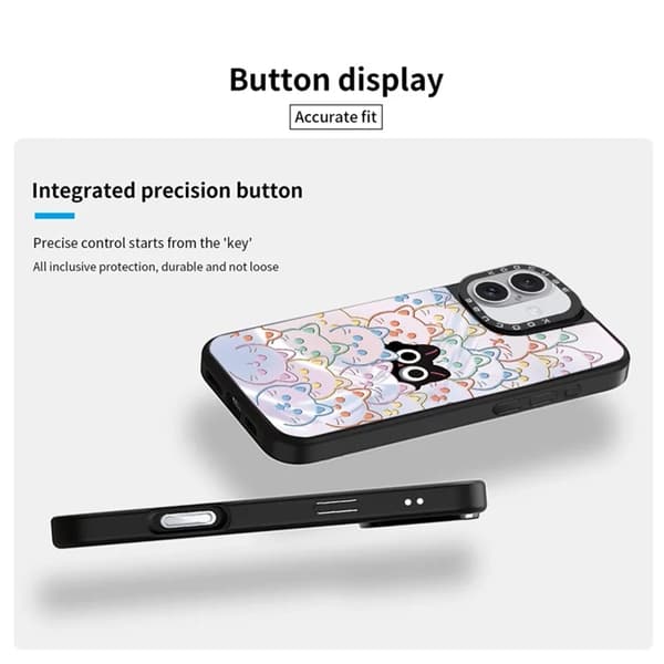 Mobilskal till iPhone 16 Plus MagSafe Aluminium Silikon Vit