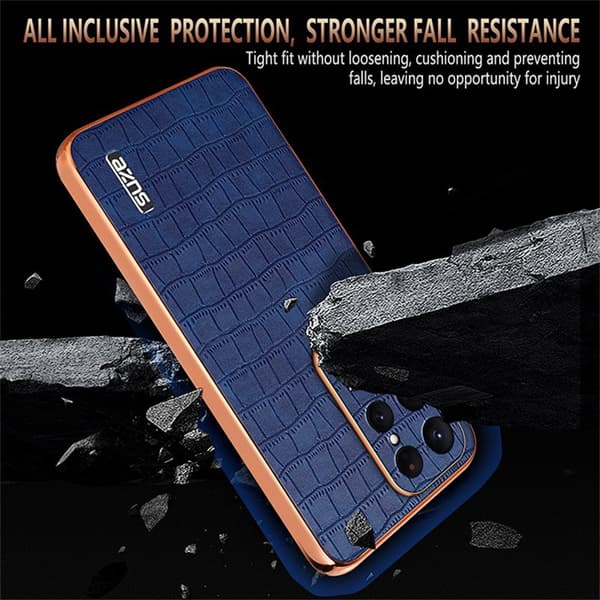 AZNS Mobilskal för Samsung Galaxy S26 Ultra PU + TPU - Svart