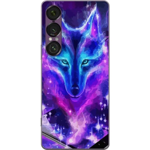 Telefontaske til Sony Xperia 1 VII med Neon Wolf