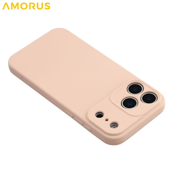 AMORUS Mobilskal till iPhone 17 Pro Max Precise Cutouts - Rosa Rosa