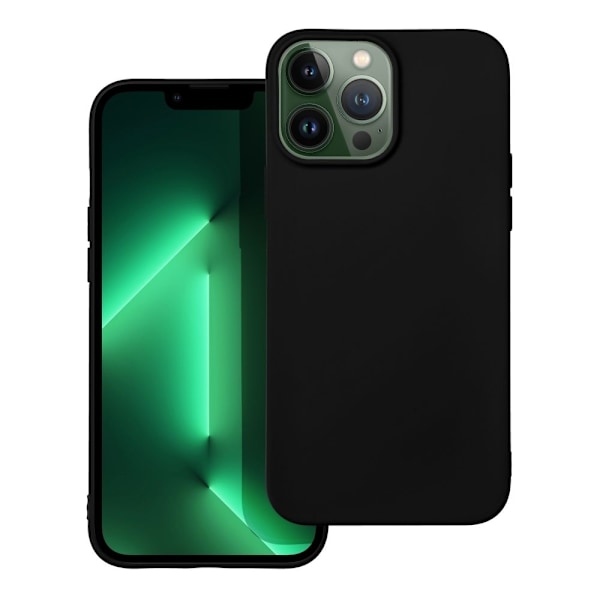 Forcell iPhone 14 Pro Max Skal Soft Mjukplast Svart Svart
