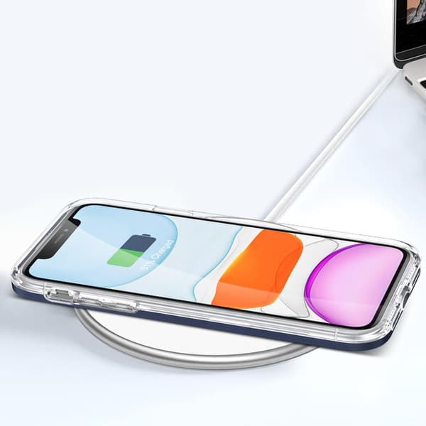 iPhone 11 Pro Max Skal Clear 3in1 - Blå Blå