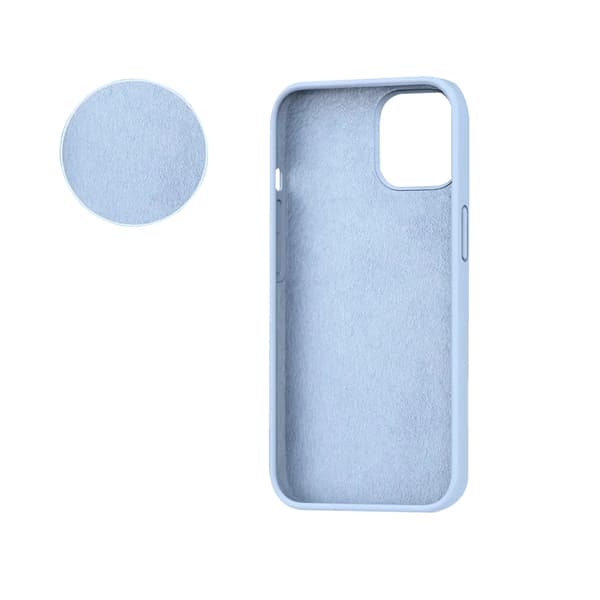 SiGN iPhone 14 Plus Skal Liquid Silicone - Safir blå Blå