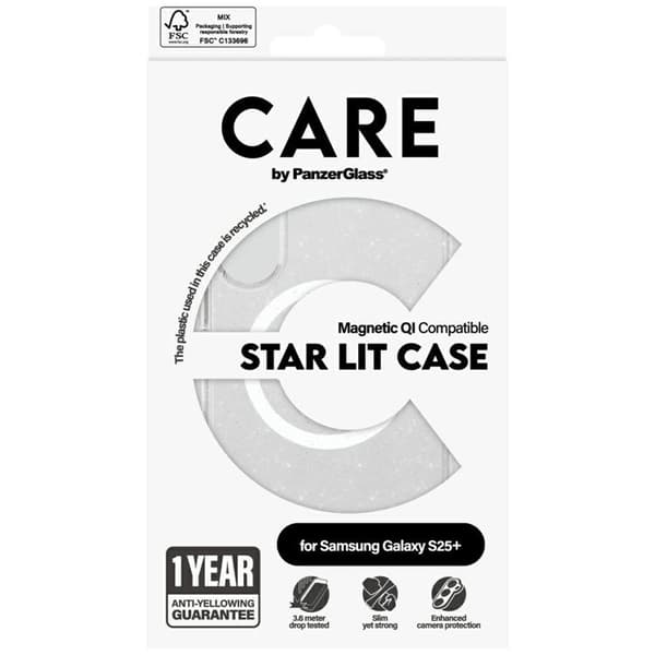 CARE By PanzerGlass Mobilskal till Galaxy S25 Plus MagSafe Urban Combat Grå Vit