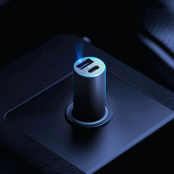 3MK Billaddare 100W USB-C USB-A Hyper - Silver Silver
