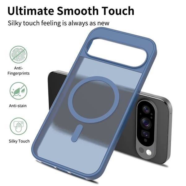 Mobilskal till Google Pixel 10 Pro XL MagSafe Skin Touch - Blå Blå