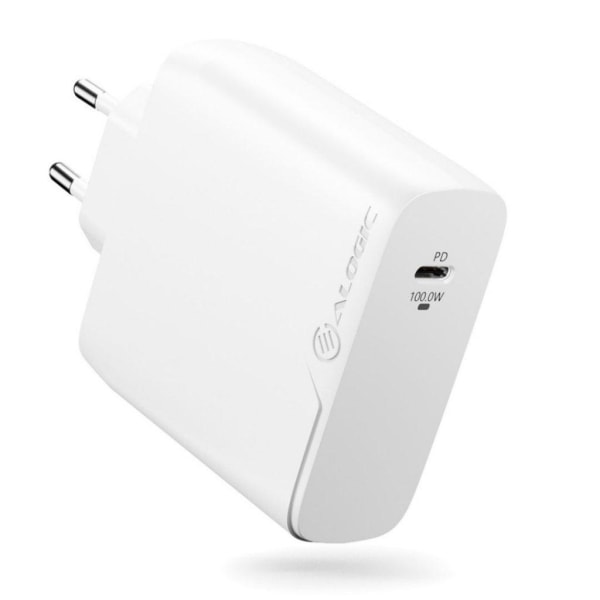 ALOGIC Rapid Power 100W GaN laturi sis. 2m USB-C latauskaapeli