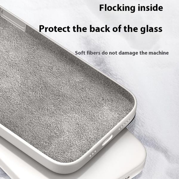 Mobilskal till iPhone 17 TPU Straight Edge - Lavendelgrå Grå
