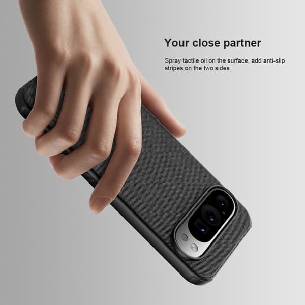 NILLKIN Frosted Shield Pro Mobilskal för Google Pixel 9 - Svart