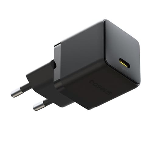 Baseus Snabbladdare USB-C 20W Mini USB-C Kabel 60W 1m - Svart Svart