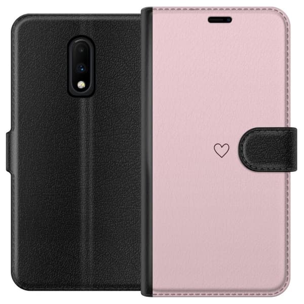 Plånboksfodral till OnePlus 7 med Litet Hjärta