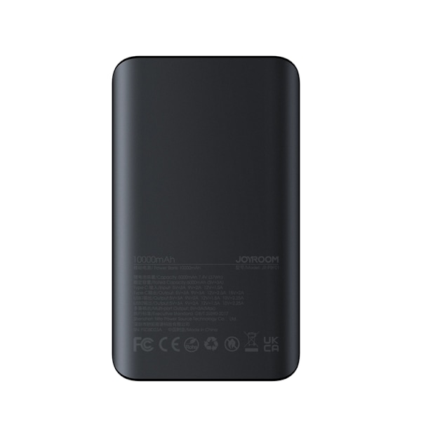 Joyroom Powerbank 10000mAh 30W - Svart Svart