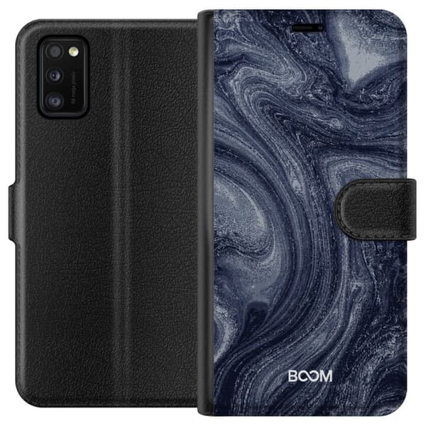 Pungcover til Samsung Galaxy A41 med Midnight Stone