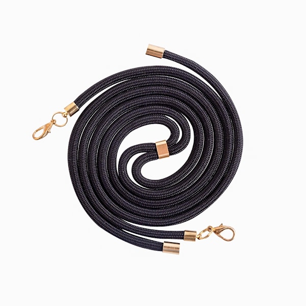 Boom Galaxy S9 Plus mobilhalsband skal - Rope Black Svart