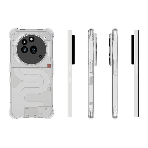 Mobilskal till Nothing Phone (3a) Pro Non Slip - Transparent Transparent
