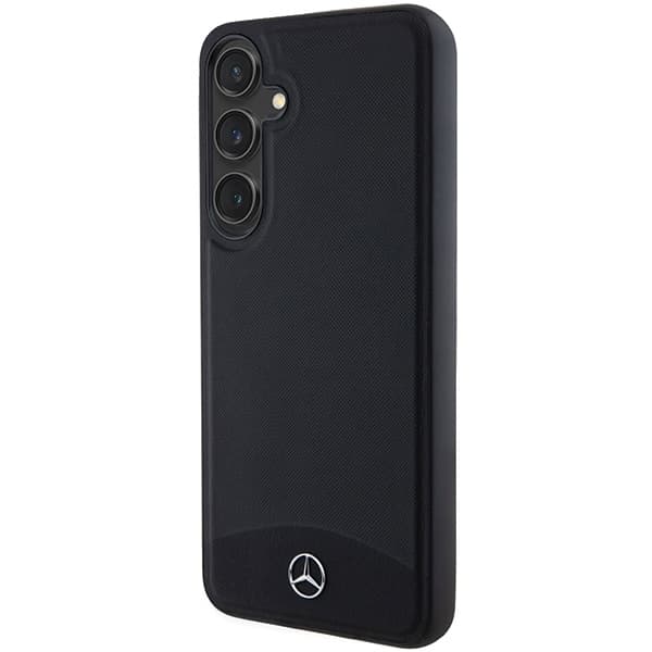 Mercedes Mobilskal till Galaxy S24 Plus MagSafe Läder Textured Plain Style