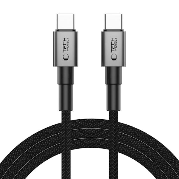 Tech-Protect USB-C Till USB-C kabel Ultraboost 200CM 100W - Grå Grå