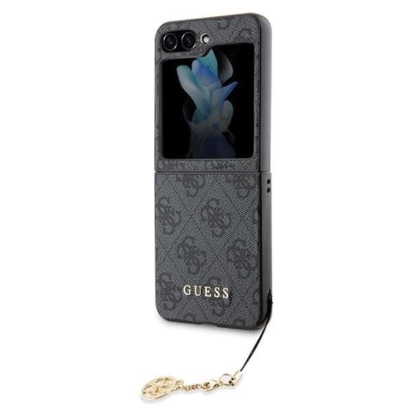 Guess Mobilskal till Galaxy Z Flip 5 Charms Collection - Grå Grå