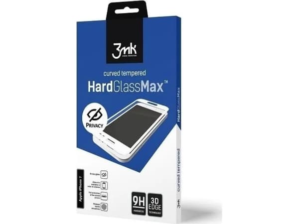 3MK iPhone 6/6S Härdat glas Skärmskyd Privacy - Vit Vit