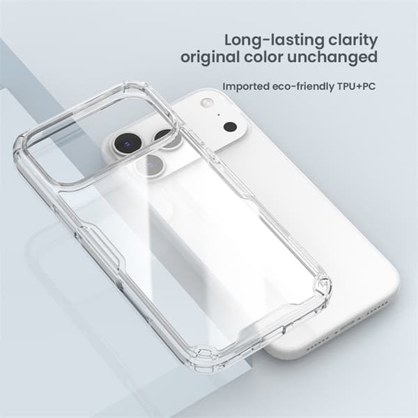 NILLKIN Mobilskal till iPhone 17 Pro Nature Pro - Grå Grå