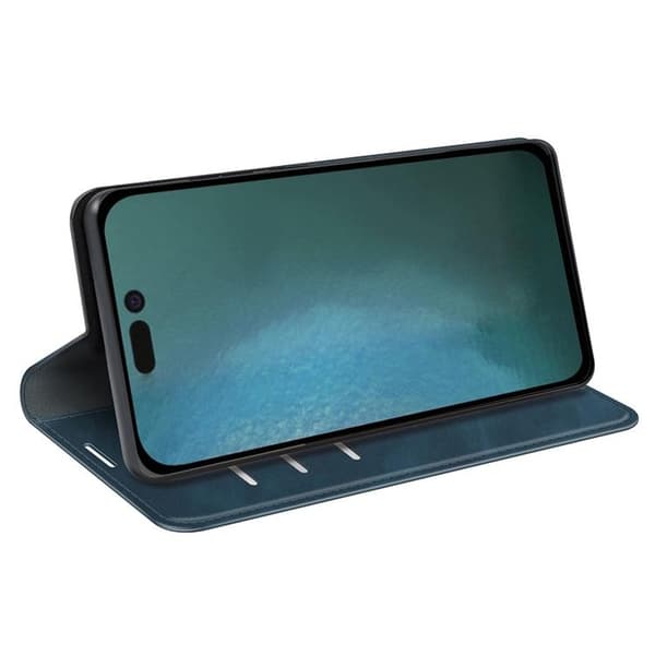 Folio iPhone 14 Pro Pungeetui - Blå Blå