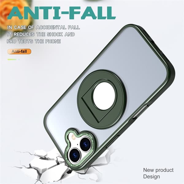 Mobilskal till iPhone 17 MagSafe Rotating Kickstand - Grön Grön