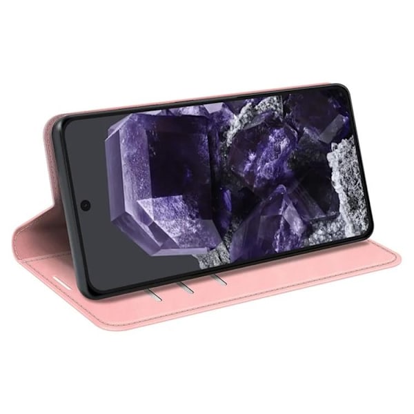 Google Pixel 8A Plånboksfodral - Rosa