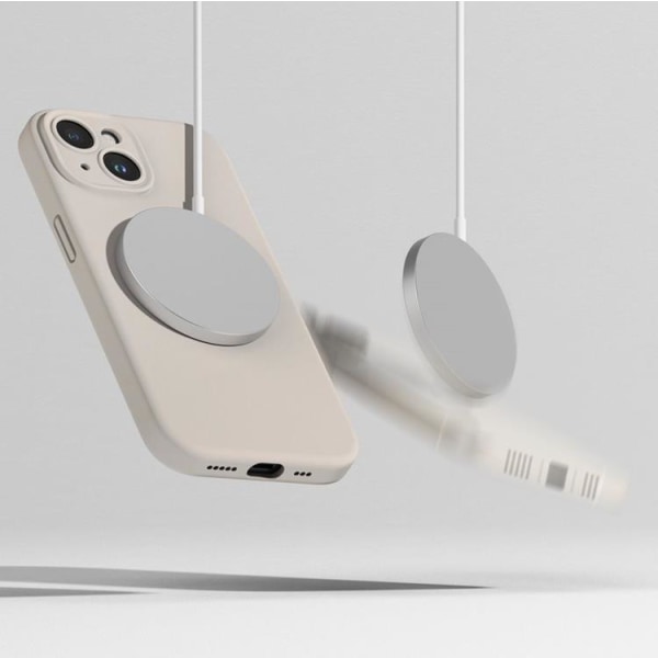 Ringke iPhone 15 Mobilskal Magsafe Silikon - Stone