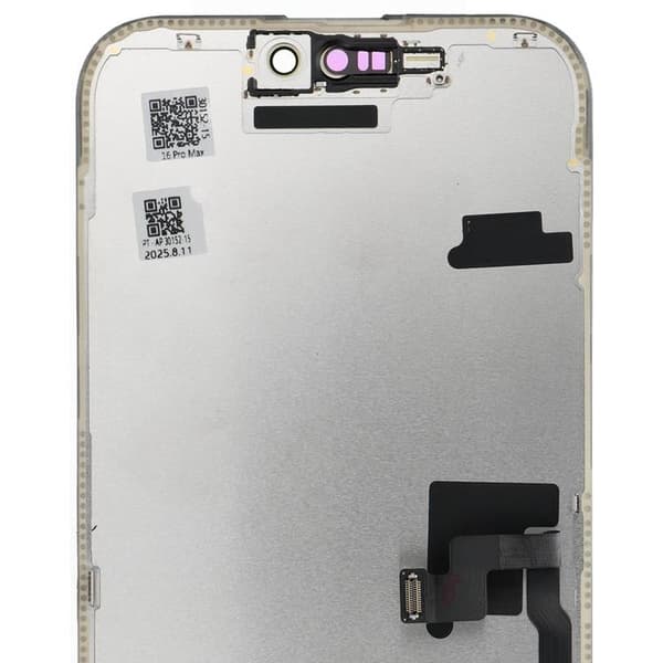 iPhone 16 Pro Max-skærm med LCD-skærm FixCell FOG OLED-switch IC Svart