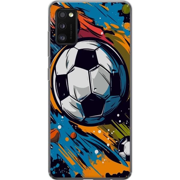 Mobilcover til Samsung Galaxy A41 med Fodbolde