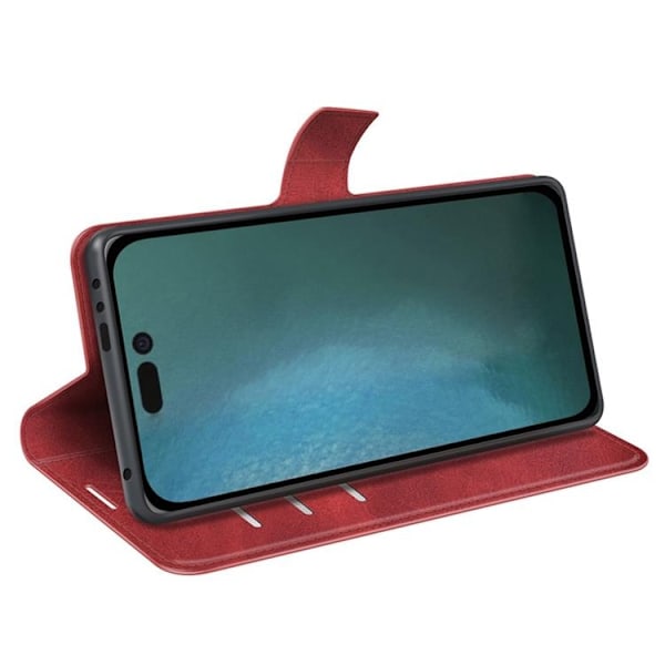 Flip Folio iPhone 14 Pro Plånboksfodral - Röd R