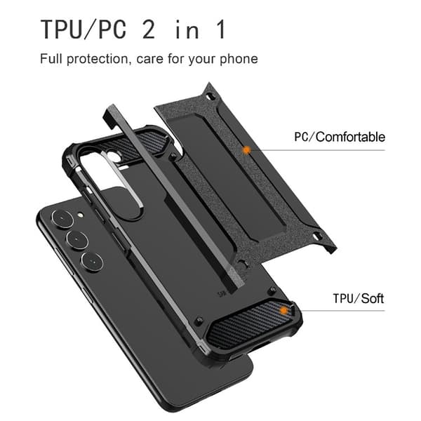 Mobilskal till Galaxy S23 Plus Tough Armor - Svart Svart