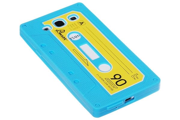 Kassette silikone etui til Samsung Galaxy S3 i9300 (lyseblå) Blue