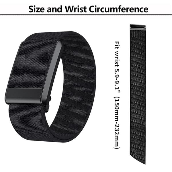 Kalebol Whoop 4.0 Armband Twill Elastic Nylon - Grå/Grön