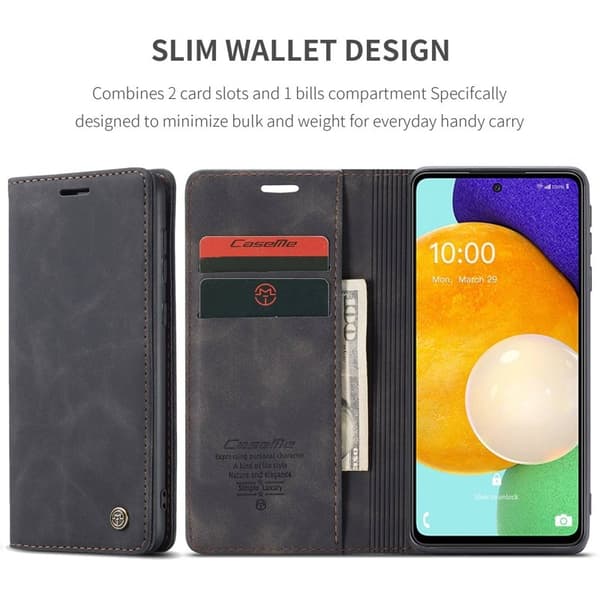 CASEME 013 Folio Mobilskal för Samsung Galaxy A53 5G - Svart